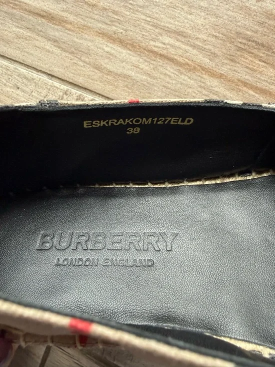 Burberry Espadrilles women’s with Black & Red Stripes - Picture 5 of 6